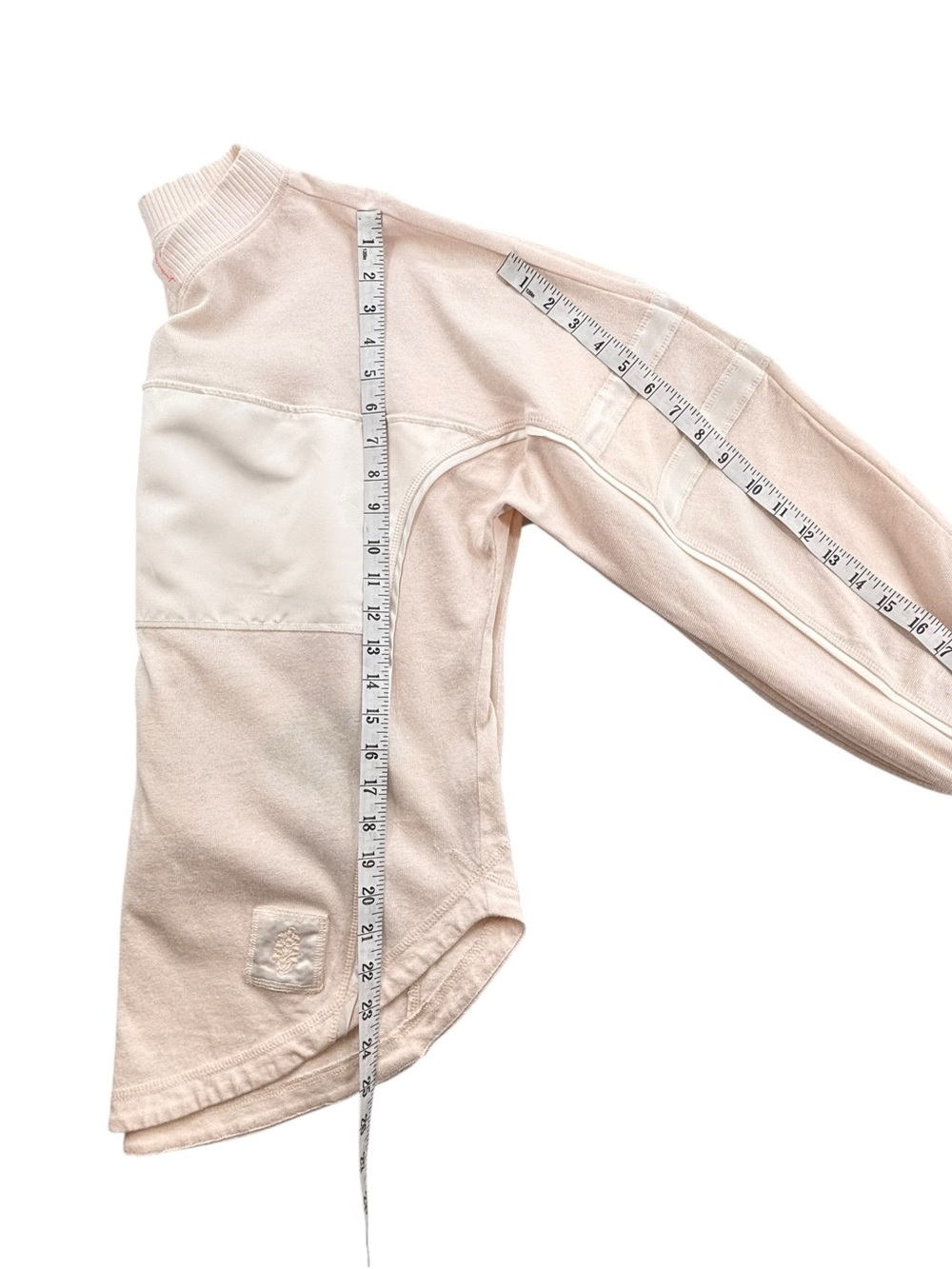Free People Movement Embroidered Sweatshirt Sz. XS Oversized - Picture 9 of 9
